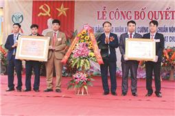 Xã Phú Cường đạt chuẩn nông thôn mới